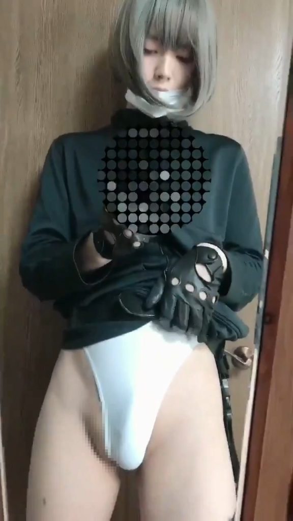 【18歳～20代女装娘エロ動画】レオタードの局部をもっこりさせてハミキンする姿がエッチ過ぎる男の娘 rrrdその2ちゃん