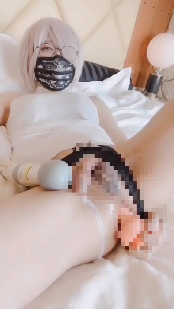 【18歳～20代女装娘エロ動画】ペニスに電マを当てて精液を垂れ流しながら射精する姿がエッチ過ぎる男の娘 ゆきちゃん
